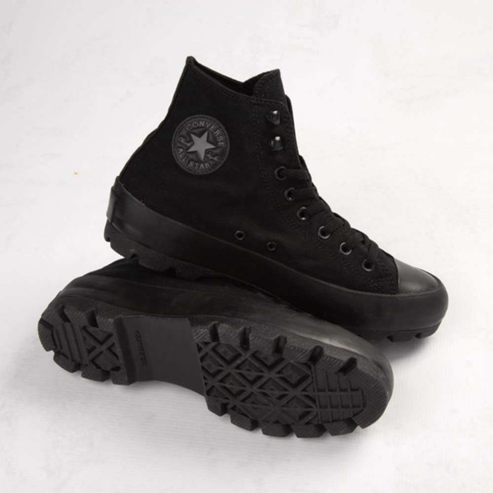 Woman’s Converse Hi Lugged Sneaker - Black Size 9.5